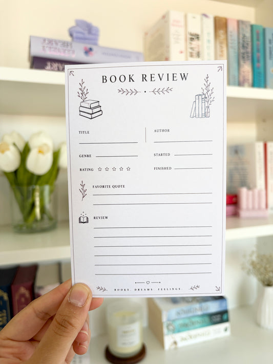 Book Review Cards