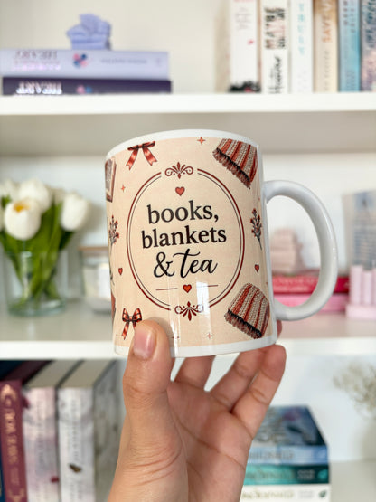 Books, Blankets & Tea – Bookish Tasse