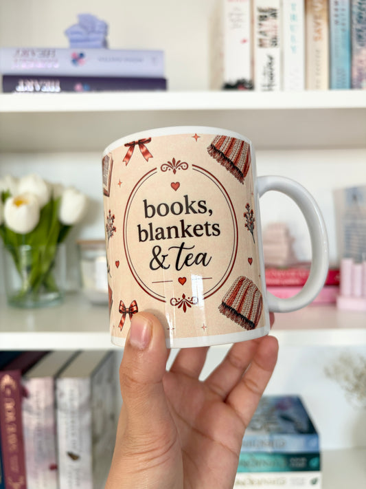 Books, Blankets & Tea – Bookish Tasse