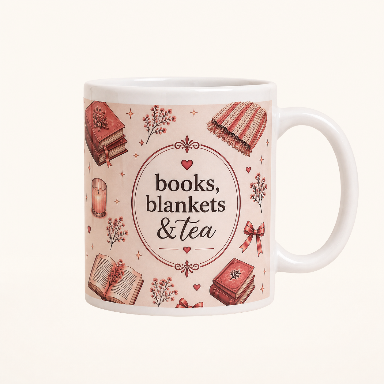 Books, Blankets & Tea – Bookish Tasse