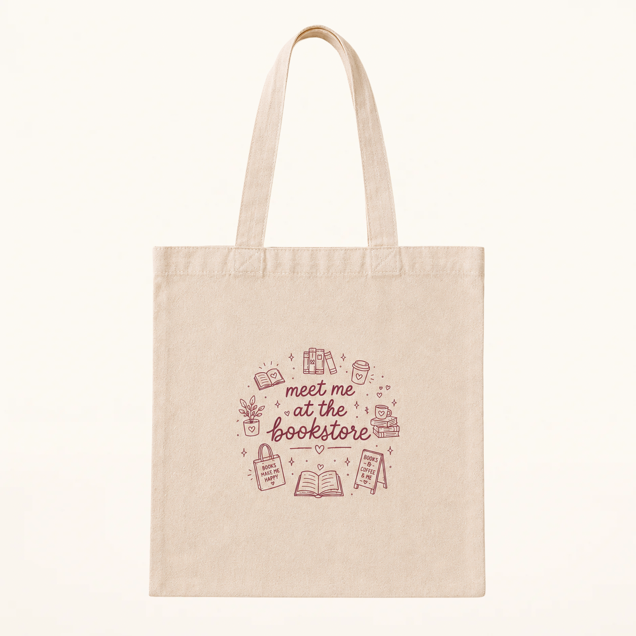 Meet Me at the Bookstore – Stoffbeutel