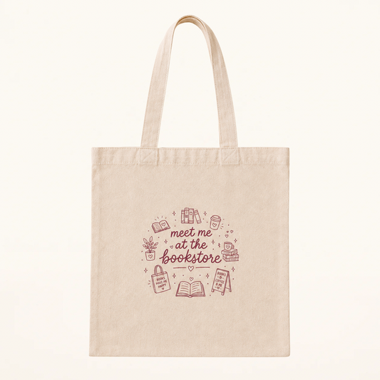 Meet Me at the Bookstore – Stoffbeutel
