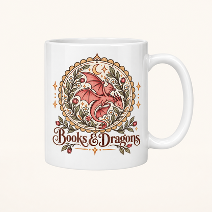 Books & Dragons – Bookish Tasse