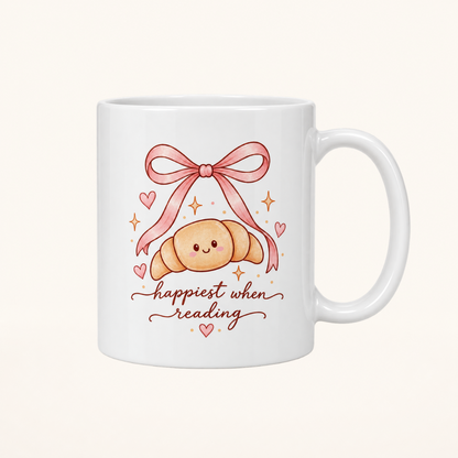 Happiest When Reading – Bookish Tasse